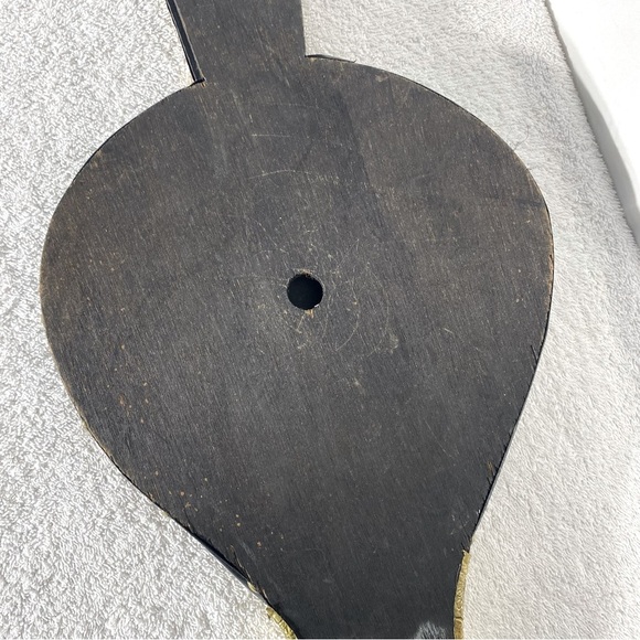 Vintage Antique Brass W Leather & Wood Decorative Bellows - Picture 13 of 16